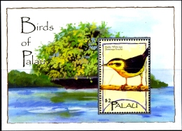 BIRDS OF PALAU-SET OF 2 MS-PALAU-2004-SCARCE-MNH-M-206 - Pics & Grimpeurs