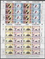 Europa Cept 1981 Jersey 4v 2 Sheetlets ** Mnh (F6893) - 1981