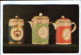 Russia - Postcard Unused  - Imperial Porcelain Factory - Mugs For Kvass - Late 187h Century - Cartoline Porcellana