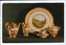 Russia - Postcard Unused  - Imperial Porcelain Factory - Tea Service  - First Quarter Of The 19th Century - Porcelana