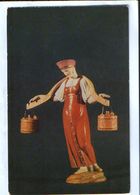 Russia - Postcard Unused  - Imperial Porcelain Factory - Figure Of A Girl Carrying Water - Porzellan