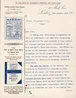 London - Royaume-Uni -Lettre Recto/Verso Entête 15 Janvier 1902 - The Whine & Spirit Trade Record. 59 Mark Lane.London. - Regno Unito