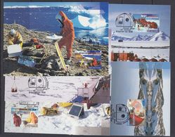 AAT 1997 Antarctic Research Expedition 5v 5 Maxicards ** Mnh (37686) - Maximum Cards