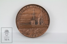 Bronze Medal Royal Barcelona Yacht Club 1991 - Spanish Battleship Alfonso XIII - Andere & Zonder Classificatie