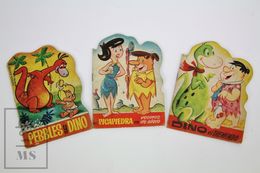 Vintage Hanna Barbera Three Children Die Cut Books - The Flinstones - Other & Unclassified