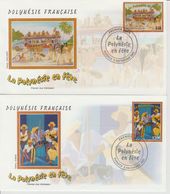 Polynésie Française 2002 Polynésie En Fete 680-681 - FDC