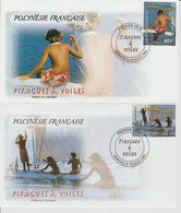 Polynésie Française 2003 Pirogues 690-693 - FDC