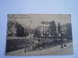 Ixelles - Bruxelles // Jardinet Au Carrefour De La Rue Du Monastre - Avenue De La Cascade Et Ave.des Klauwaerts 1923 RR - Ixelles - Elsene