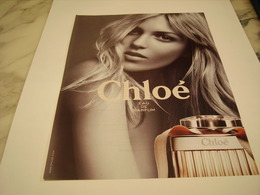 PUBLICITE AFFICHE PARFUM CHLOE - Ohne Zuordnung