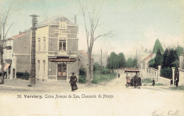 Verviers Coins Avenue De Heusy N° 38 Couleur  Aux 4 Saisons 1903 - Verviers