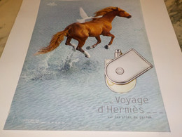 ANCIENNE PUBLICITE  PARFUM VOYAGE HERMES 2010 - Ohne Zuordnung