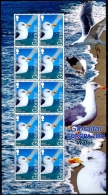 EUROPA-2001-WATER-MARINE BIRDS-YELLOW LEGGED GULL-LARGE MS-GIBRALTAR-SCARCE-MNH-M-208 - 2001