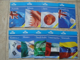 KLM. HANDY FACTS 1986/87: AUSTRALIA BAHRAIN JAPAN HONG KONG KOREA MEXICO SAUDI ARABIA UNITED ARAB EMIRATES VENEZUELA. - Pubblicità