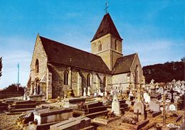 CPA - CPSM - 76 - FONTAINE LE DUN - L'église - GF.683 - Fontaine Le Dun