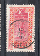 HAUT SENEGAL ET NIGER  YT 22 Oblitere 10 Sept 1921 - Used Stamps