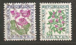 France Taxe Yvert 98 Et 102 état Neufs  Avec Annulation  XXX Des Timbres Déstinés à être Détruits - Trés Bon état, Gommé - 1960-.... Usados