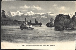 Delcampe - Thun Thoune Die Jungfraugruppe 1912 - Thun
