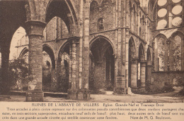 Villers-La-Ville - Ruines De L'Abbaye De Villers - Eglise - Grande Nef Et Transept Droit - Villers-la-Ville