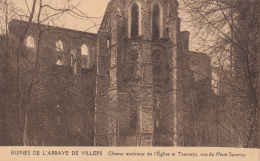 Villers-La-Ville - Ruines De L'Abbaye De Villers - Choeur Extérieur De L'Eglise Et Transept, Vus Du Mont Sanctus - Villers-la-Ville