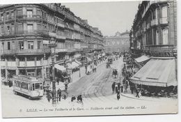 CPA - LILLE - La Rue Faidherbe Et La Gare - Lille
