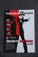 Confessions D'un Homme Dangereux Avec Georges CLOONEY - Affiches Sur Carte