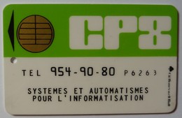 FRANCE - Bull CP8 - Early 1980 - Specimen Facimile Chip - Systemes Et Automatismes Pour L'Informatisation - Printed - R - Otros & Sin Clasificación