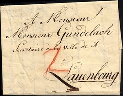 HAMBURG VORPHILA 1770, Brief Von Hamburg Nach Lauenburg, Pracht - Prephilately