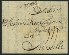 HAMBURG 1782, HAMBOURG, L1 Auf Brief Nach Marseille, Pracht - Vorphilatelie