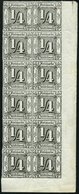 THURN Und TAXIS 35 **, 1865, 1/4 Gr. Schwarz Im Postfrischen Zwölferblock A.d. Rechten Unteren Bogenecke - Autres & Non Classés
