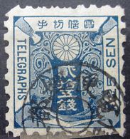 JAPON              Télégraphe 8               OBLITERE - Telegraafzegels