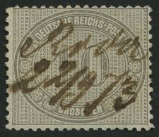 Dt. Reich 12 ~ , 1872, 10 Gr. Hellgraubraun, Handschriftliche Entwertung, Pracht, Gepr. Brugger, Mi. 230.- - Usados