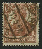 Dt. Reich 103c O, 1918, 35 Pf. Zimtfarben, Normale Zähnung, Pracht, Gepr. Winkler, Mi. 130.- - Gebraucht