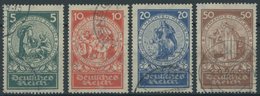 Dt. Reich 351-54 O, 1924, Nothilfe, Prachtsatz, Mi. 100.- - Usati