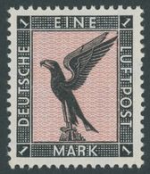 Dt. Reich 382 **, 1926, 1 M. Adler, Postfrisch Pracht, Mi. 150.- - Usati