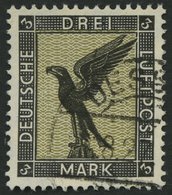 Dt. Reich 384 O, 1926, 3 M. Adler, Pracht, Mi. 120.- - Used Stamps