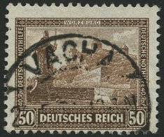 Dt. Reich 453 O, 1930, 50 Pf. Feste Marienberg, Pracht, Gepr. D. Schlegel, Mi. 110.- - Used Stamps