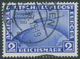 Dt. Reich 497 O, 1933, 2 RM Chicagofahrt, Feinst, Mi. 250.- - Autres & Non Classés