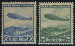 Dt. Reich 606/7X **, 1936, Luftschiff Hindenburg, Postfrisch, Pracht - Sonstige & Ohne Zuordnung