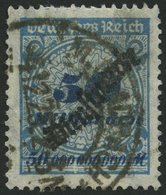 DIENSTMARKEN D 88 O, 1923, 50 Mrd. M. Kobaltblau, Feinst (kleine Zahnmängel), Gepr. Winkler, Mi. 260.- - Officials