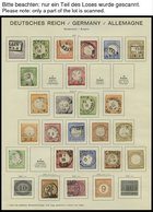 SAMMLUNGEN O,* , 1872-1922, Meist Gestempelte Sammlung Dt. Reich Mit Vielen Guten Werten, Meist Prachterhaltung, Der Inf - Used Stamps