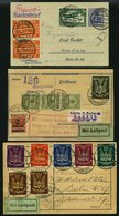 LOTS 1921-23, 13 Verschiedene Luftpostbelege Der Inflationszeit, Meist Pracht, Besichtigen! - Usados