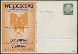 GANZSACHEN PP 127C51 BRIEF, Privatpost: 1940, Werkschau 300 Jahre Staatl. Post Im Hannoverland, Pracht - Other & Unclassified