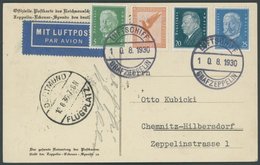 ZEPPELINPOST 77B BRIEF, 1930, Landungsfahrt Nach Dortmund, Bordpost, Prachtkarte - Poste Aérienne & Zeppelin