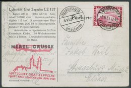 ZEPPELINPOST 109Ba BRIEF, 1931, Magdeburg-Friedrichshafen, Auflieferung Magdeburg, Frankiert Mit Mi.Nr. 455, Prachtkarte - Poste Aérienne & Zeppelin