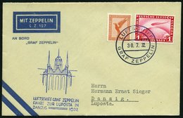 ZEPPELINPOST 169Ab BRIEF, 1932, LUPOSTA-Fahrt, Bordpost, Prachtbrief - Luft- Und Zeppelinpost