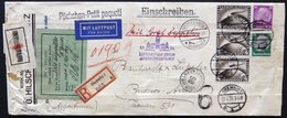 ZEPPELINPOST 254Ba BRIEF, 1934, Argentinienfahrt, Auflieferung Friedrichshafen, Warenprobenbeutel Als Einschreibpäckchen - Luft- Und Zeppelinpost