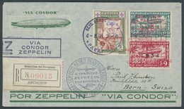 ZEPPELINPOST 267 BRIEF, 1934, 5. Südamerikafahrt, Parag. Post, Einschreibbrief, Pracht - Airmail & Zeppelin