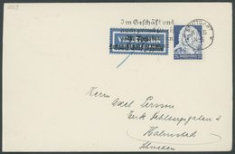 ZEPPELINPOST 330B BRIEF, 1935, 16. Südamerikafahrt, Besatzungspost Vom Luftschiff Nach Schweden, Mit Seltenem L2 An Bord - Airmail & Zeppelin