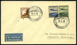 ZEPPELINPOST 362A BRIEF, 1936, 11. Südamerikafahrt, Bordpost Hinfahrt, Prachtbrief - Poste Aérienne & Zeppelin