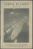 ZEPPELINPOST 1923, Lakehurst N.J./Aerial Flashes, Lokalanzeiger Mit Text Und Titelseite, Gewidmet Der Jungfernfahrt ZR 1 - Airmail & Zeppelin